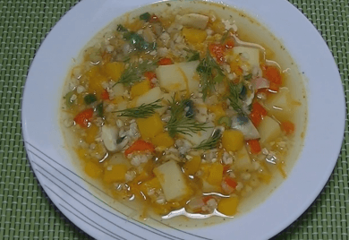 receta sopa vegetariana con trigo sarraceno bio bio zaragoza